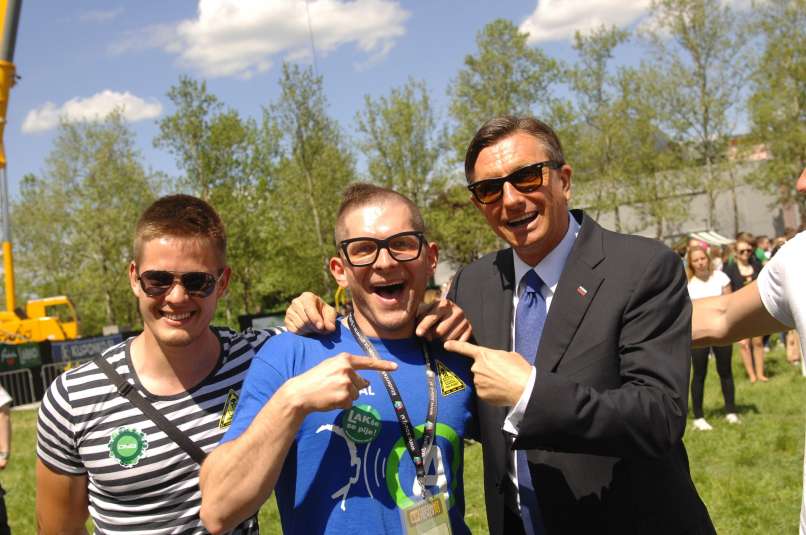 Klemen Bunderla in Borut Pahor1