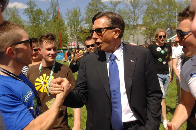 Klemen Bunderla in Borut Pahor2