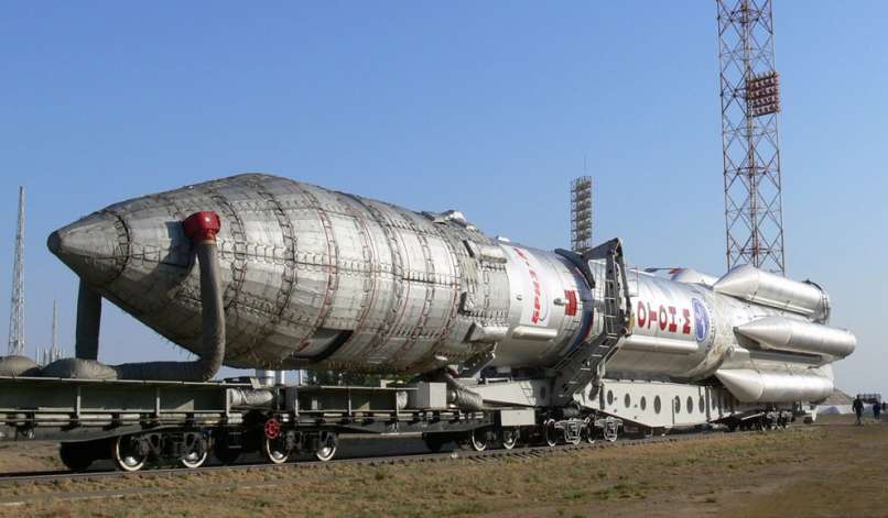 raketa proton rusija vesolje