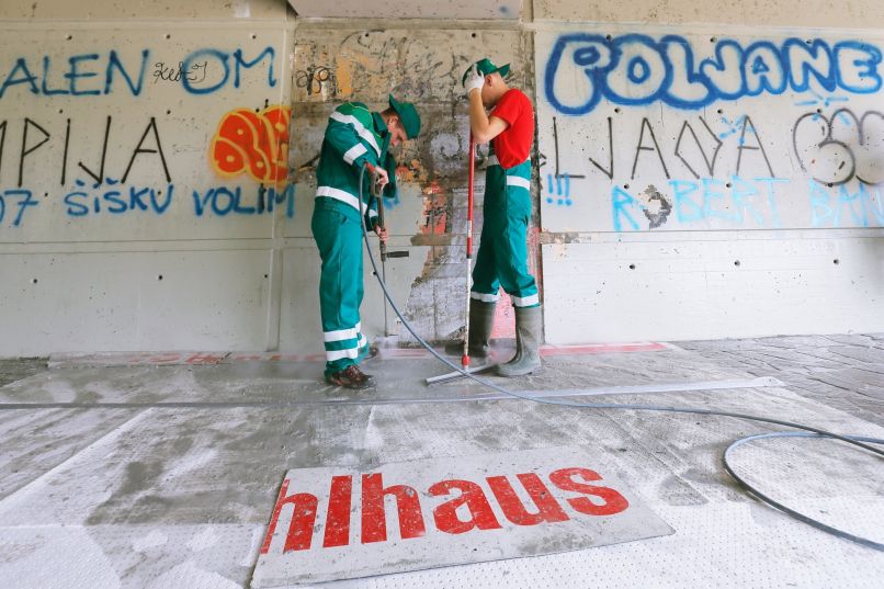 ljubljana, grafiti, barjanski most