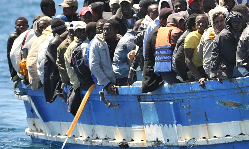 migranti na Lampedusi