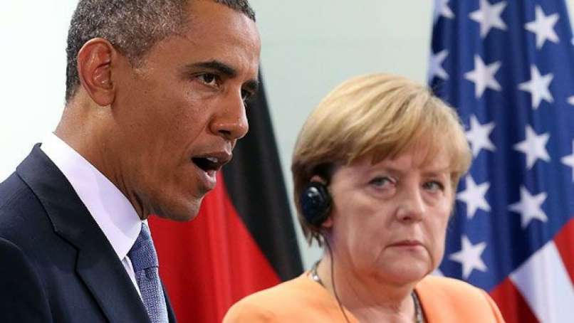 obama in merkel
