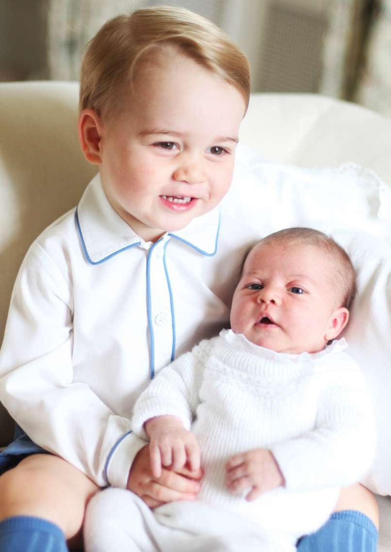 Princesa Charlotte in princ George