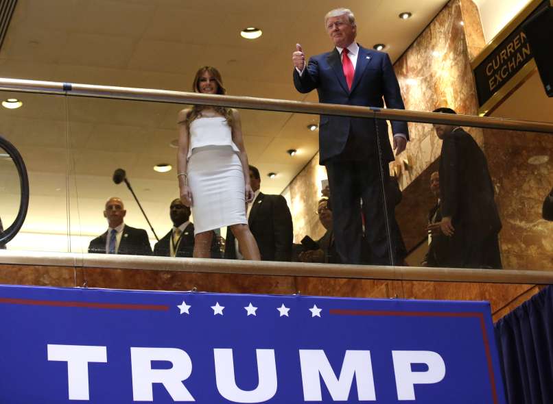 Trump in Melania