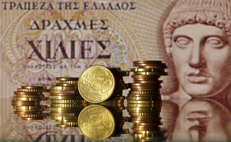 drahma grcija denar evro