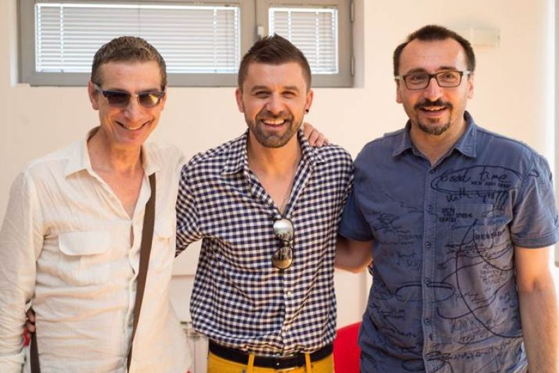 Massimo Savič, Amel Ćurić in Branko Komljenović