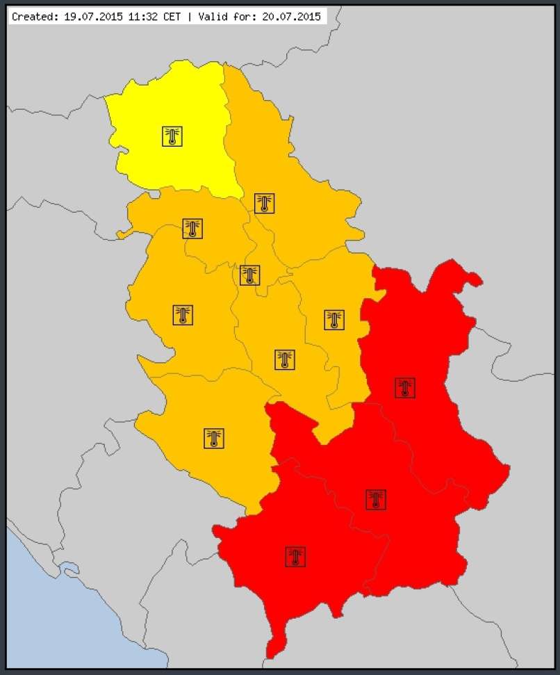meteo alarm vreme srbija
