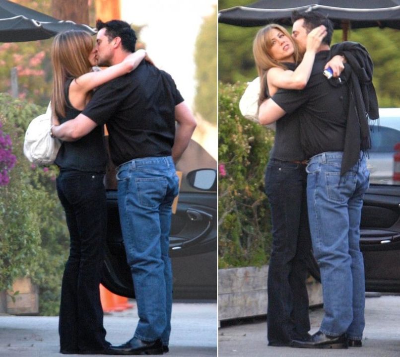 Jennifer Aniston in Matt LeBlanc