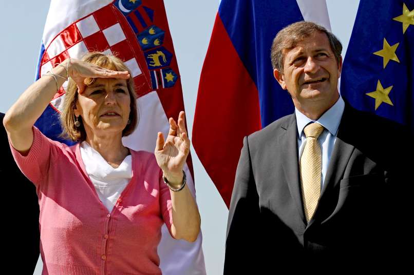 Vesna Pusić in Karl Erjavec