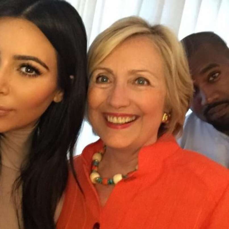 Kim Kardashian Hillary Clinton