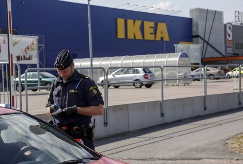 ikea trgovina švedska policija