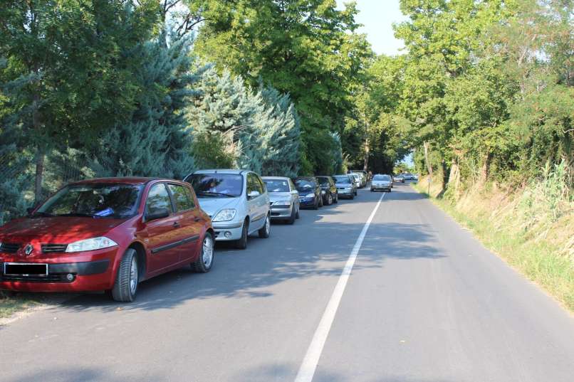 Debeli rtič, parkiranje