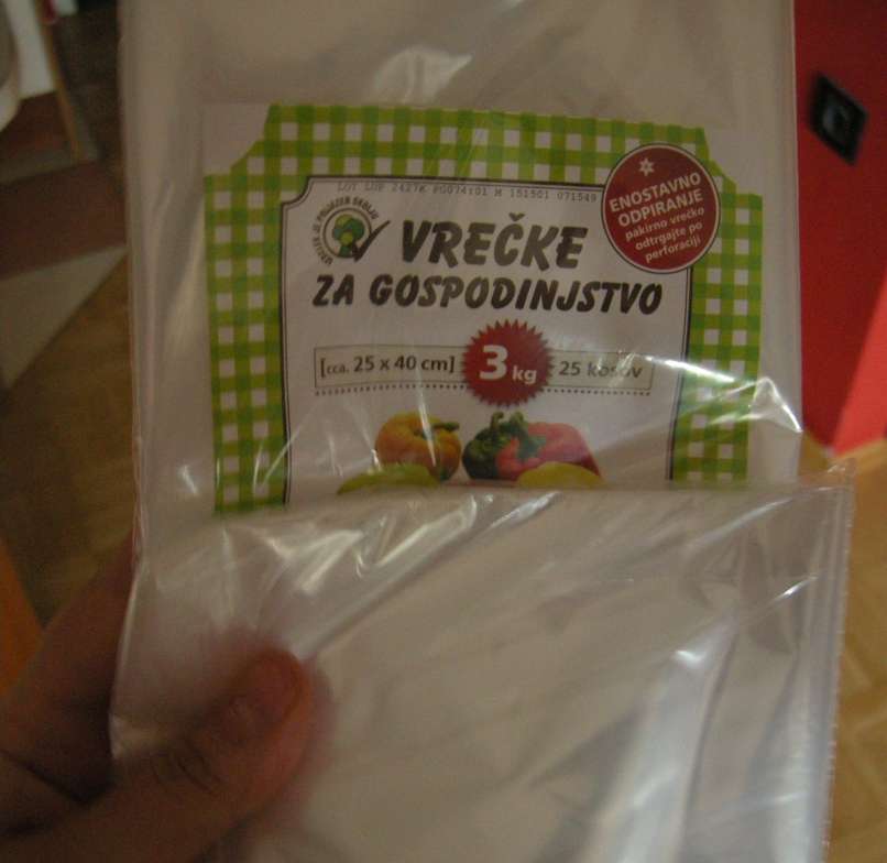 vrečke, nateg