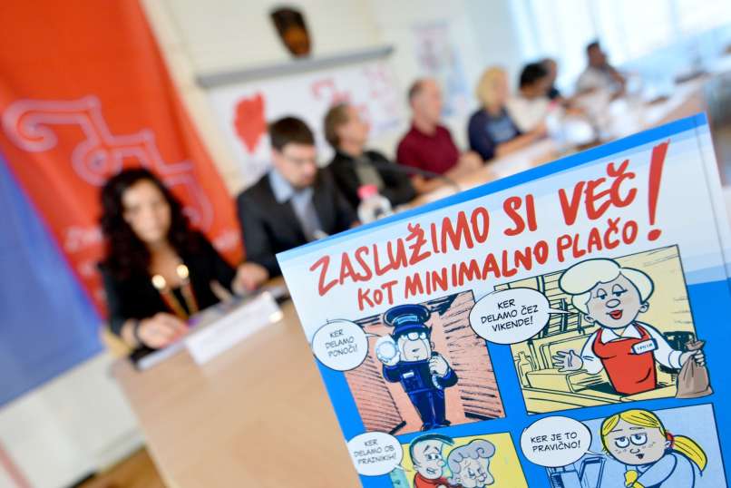 sindikati, minimalna plača
