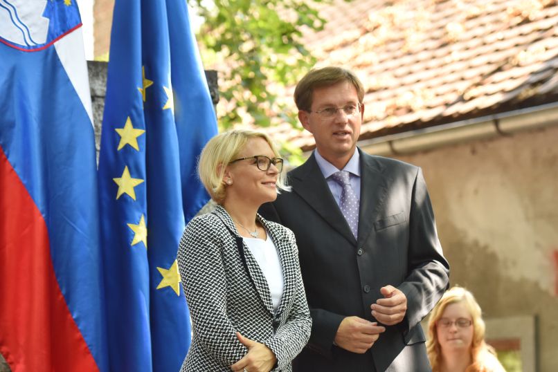 Anja Kopač in Miro Cerar