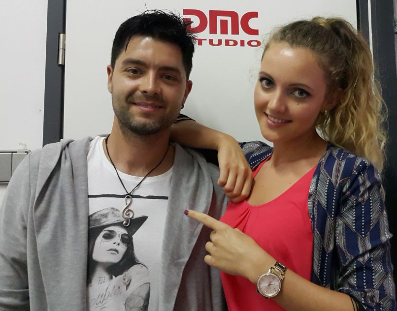 Damir Kovačić in hrvaška lepotička Dijana Lukutić,
