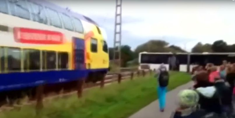 trčenje avtobus vlak