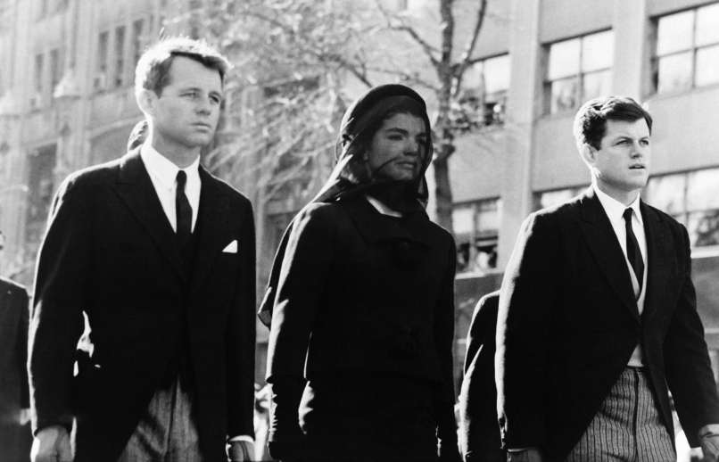 Jackie Kennedy Bobby in Teddy Kennedy