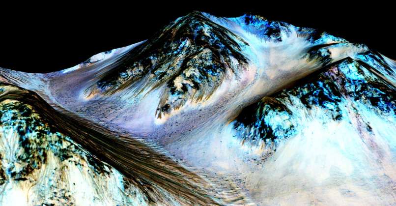 mars, voda