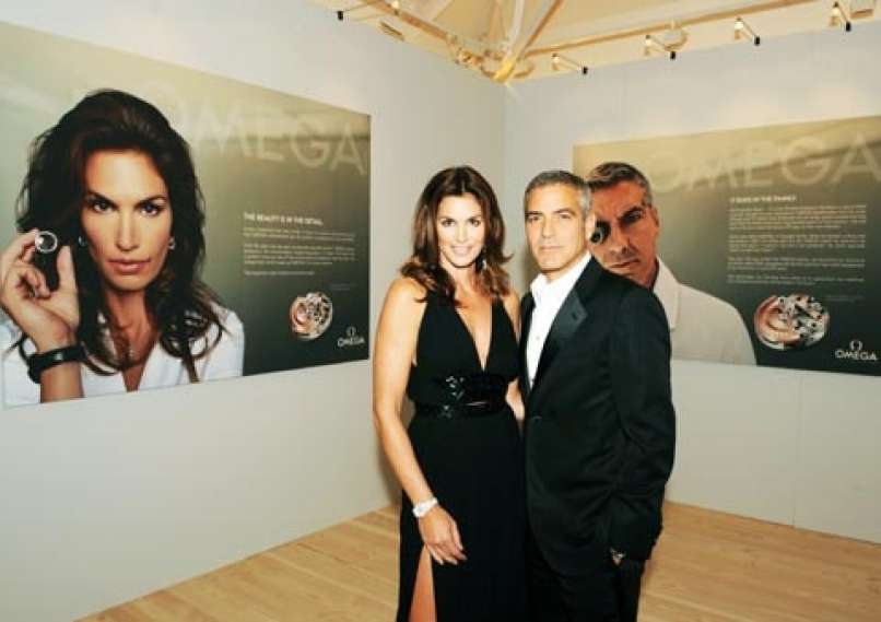 George Clooney Cindy Crawford