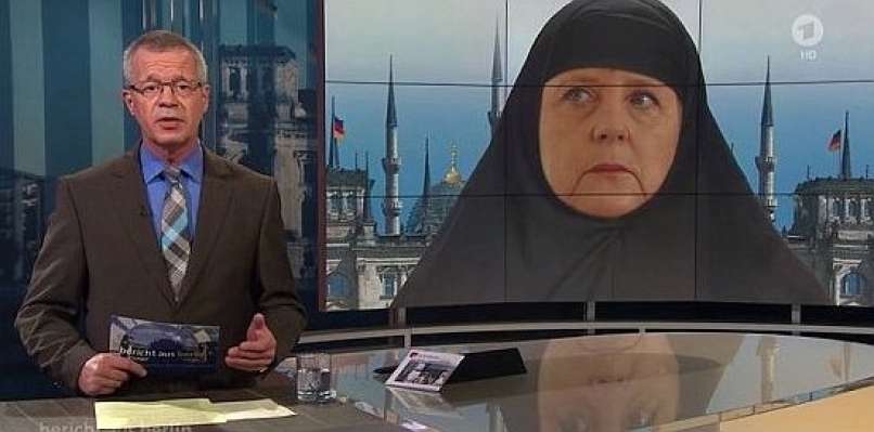 merkel, ard, čador