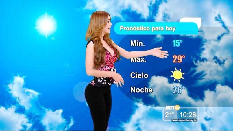 Yanet Garcia, vremenarka, napovedovalka vremena, zvezda