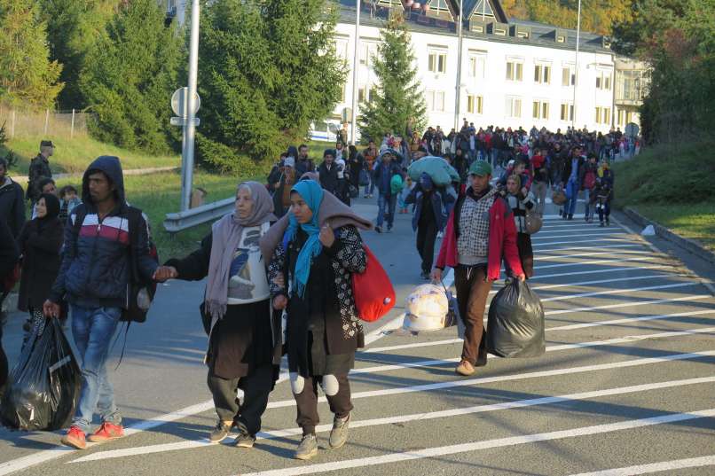 Begunci, Šentilj