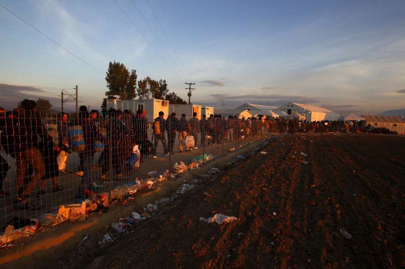 migranti, makedonsko-grška meja