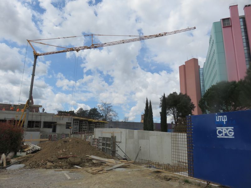 Še pred pol leta je bilo na območju urgentnega centra gradbišče