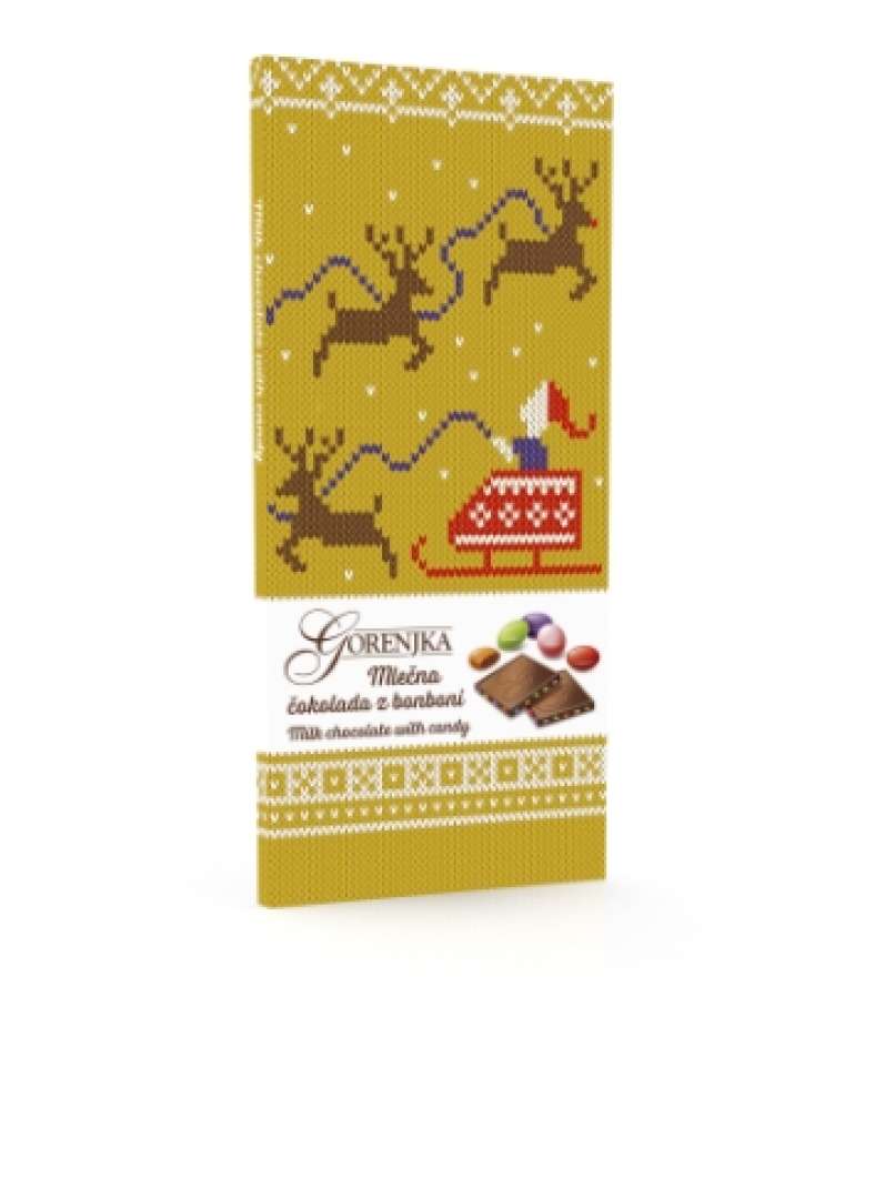 Gorenjka mlečna z bonboni 100g