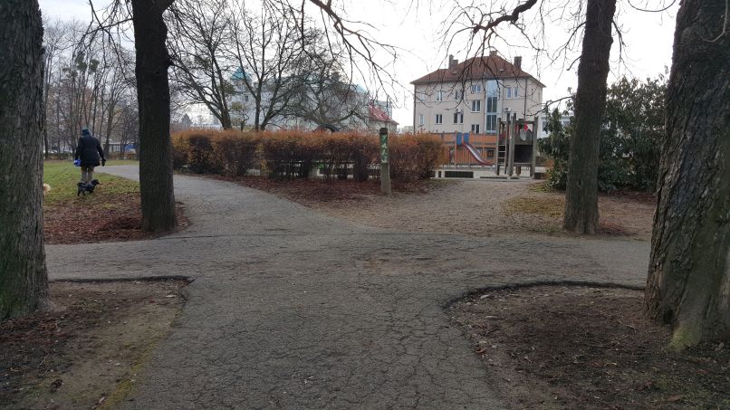Otroško igrišče v Magdalenskem parku v Mariboru