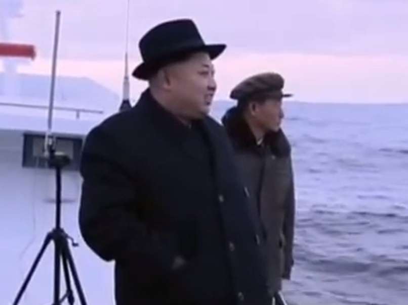 kim jong un, ogled balistične rakete