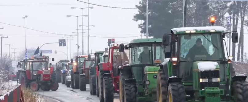 grčija stavka kmetje