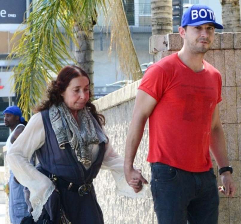 shia labeouf, mama shayna staide