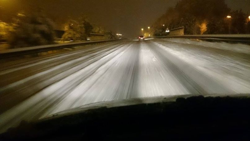 štajerska avtocesta, sneg3