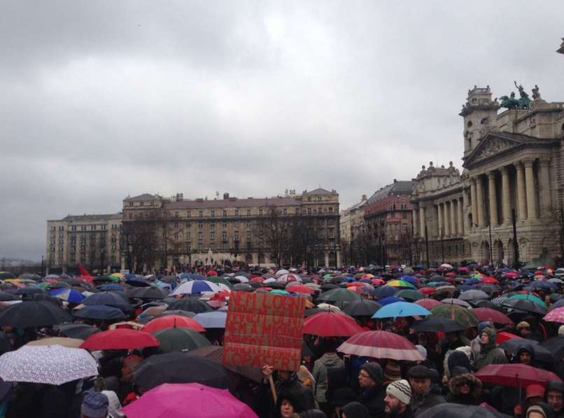 protesti, madžarska,