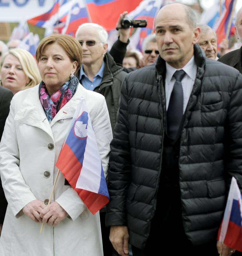 Ljudmila Novak, Janez Janša Marko ZIdanšek