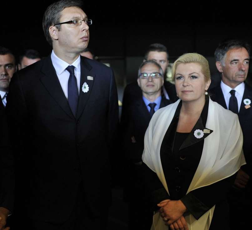 aleksandar vučić, kolinda grabar kitarovič, borut pahor