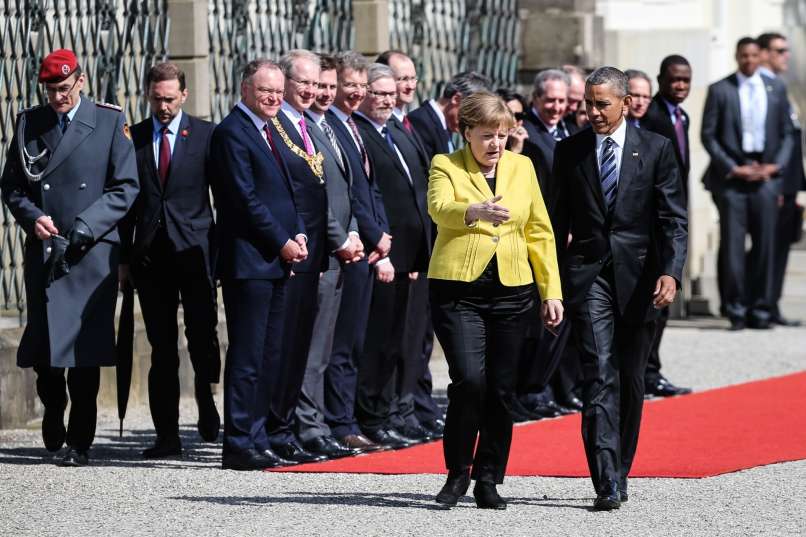angela merkel, barack obama