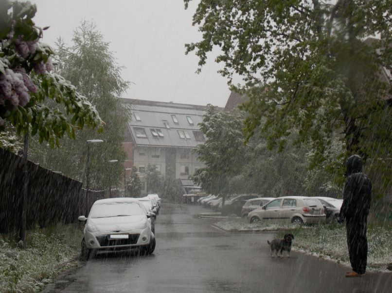 sneg, 27.april 5