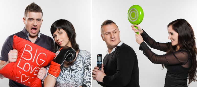 Aleš in Ivana ter Uroš in Jasmina