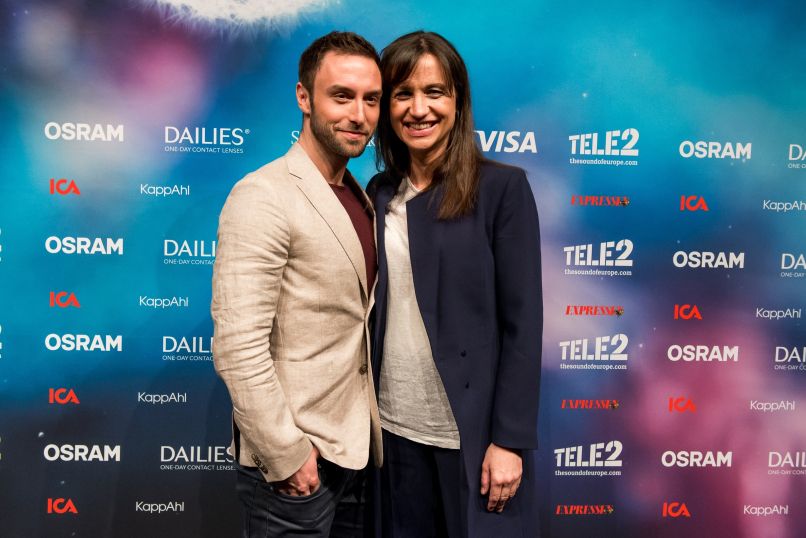 Måns Zelmerlöw in Petra Mede