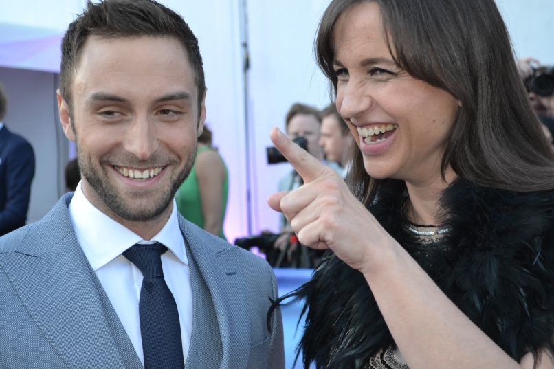 Måns Zelmerlöw in Petra Mede