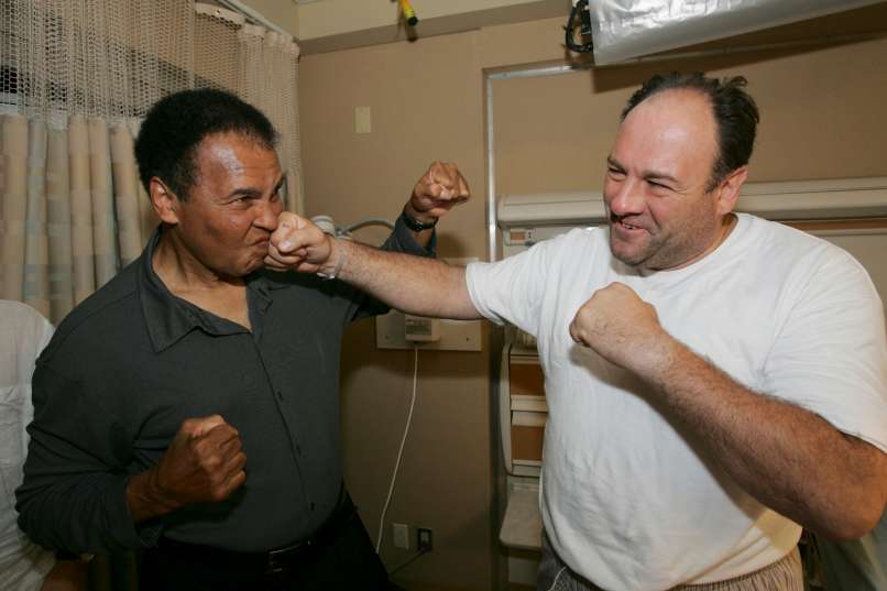 mohamed ali, james gandolfini