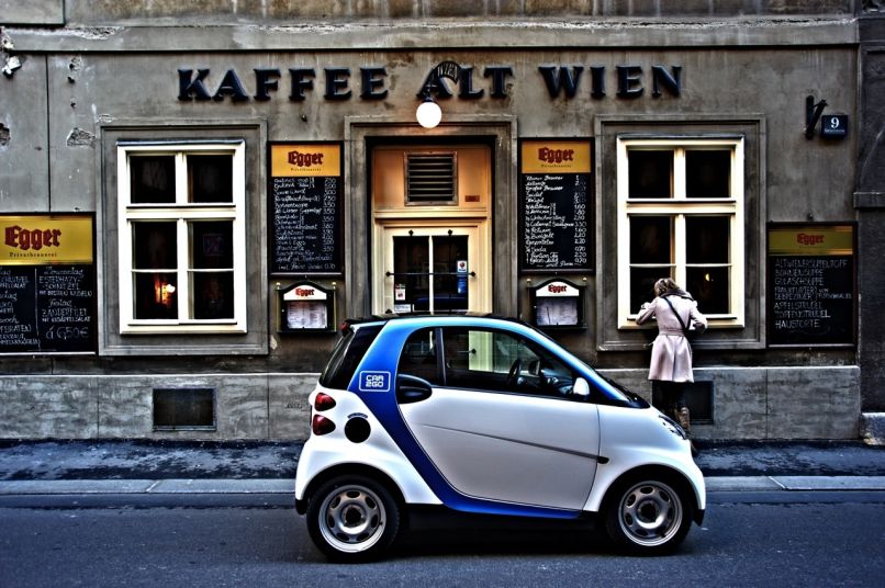 carsharing, dunaj