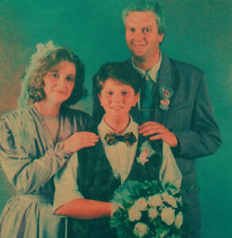Damjan Murko s starši 1