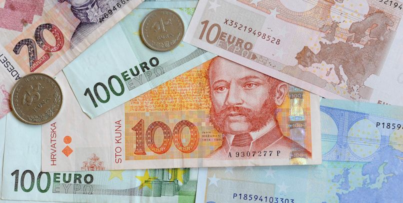 Menjava evrov v kune in provizije-1