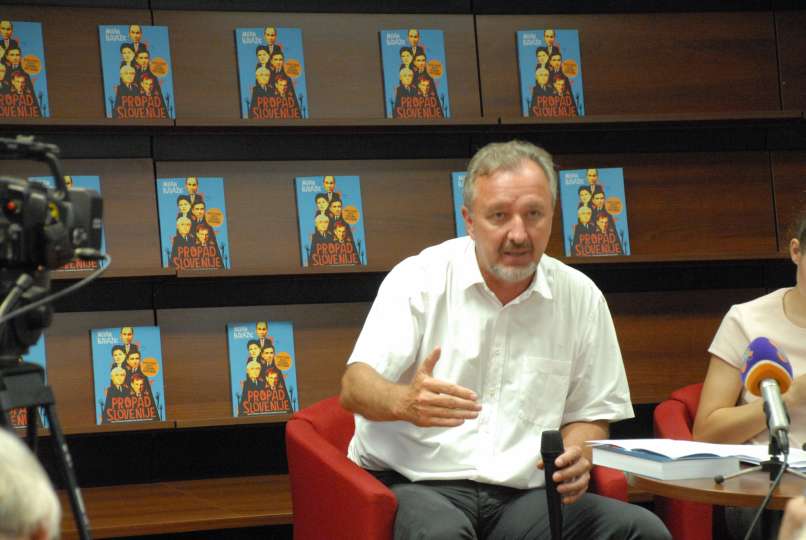 Milan Balažic predstavitev knjige Propad SLovenije