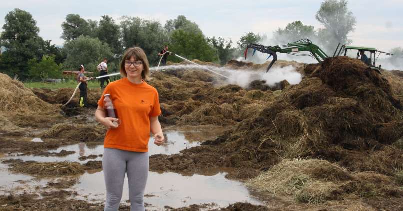 Petra Dular postregla gasilce