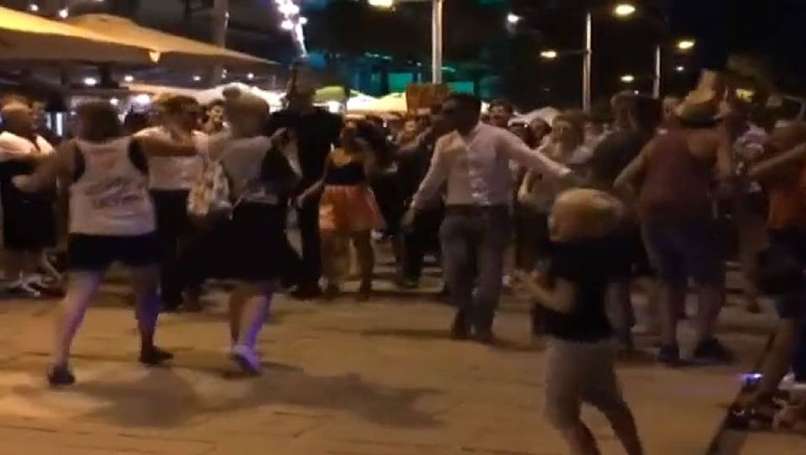 flashmob Platja d\'Aro